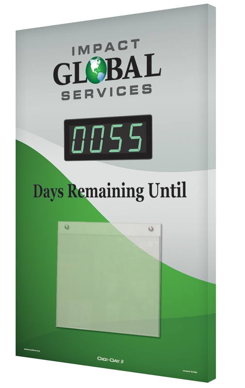 Custom Countdown Digi-Day® 3 Electronic Scoreboards