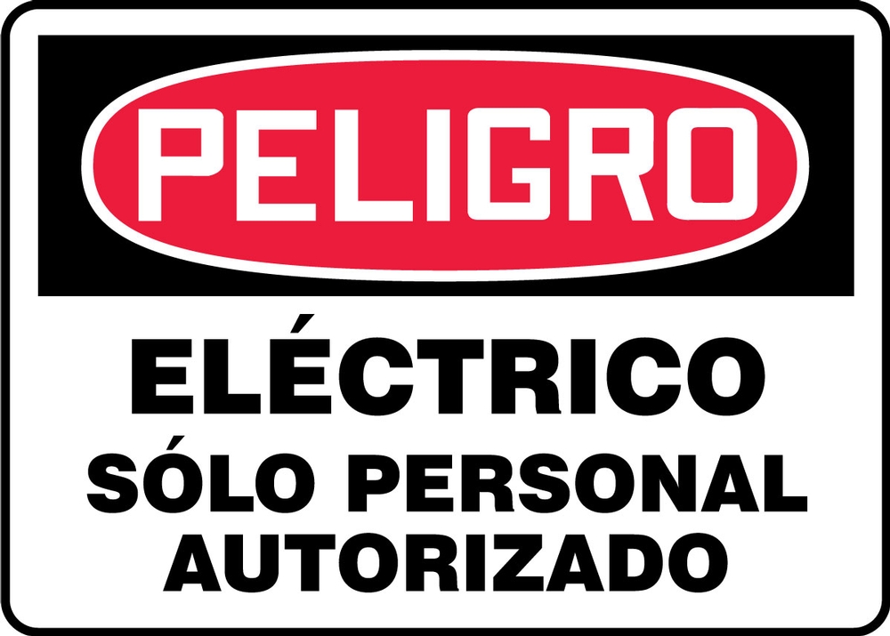 Safety Sign, Header: DANGER, Legend: DANGER ELECTRICAL HAZARD AUTHORIZED PERSONNEL ONLY