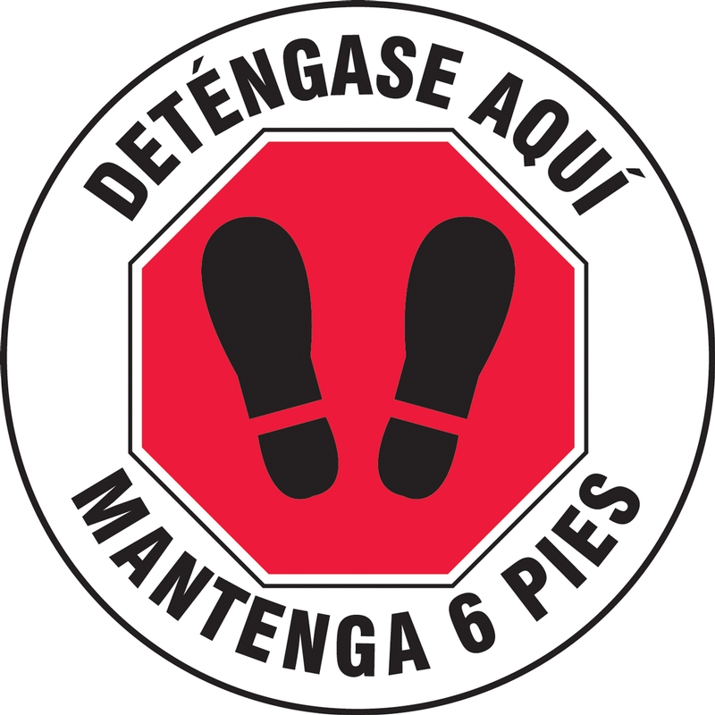 Stop Here Maintain 6 FT