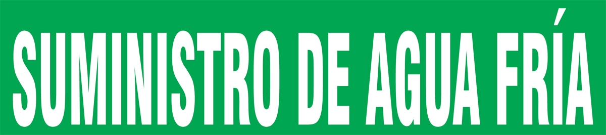 SUMINISTRO DE AGUA FRÍA