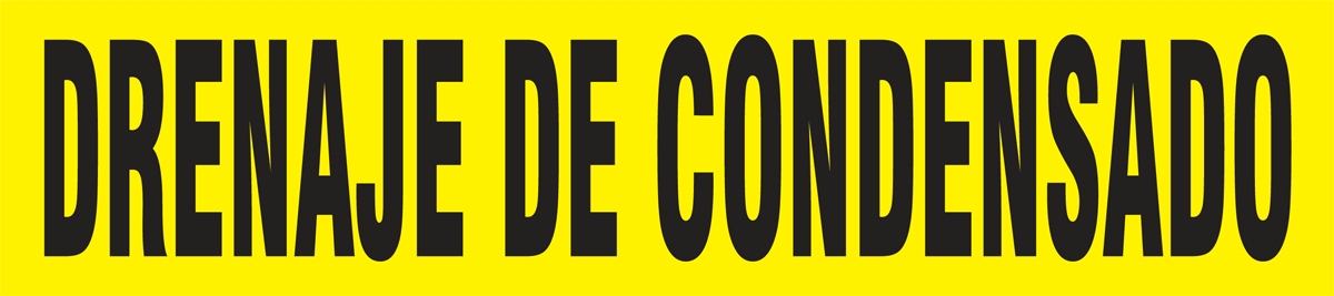 DRENAJE DE CONDENSADO