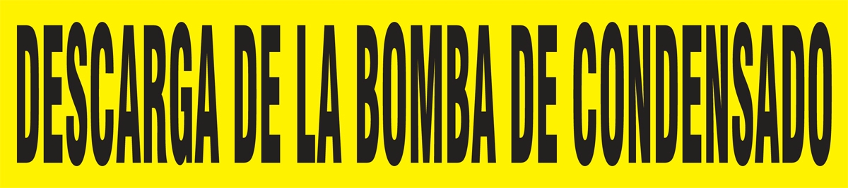 DESARGA DE LA BOMBA DE CONDENSADO