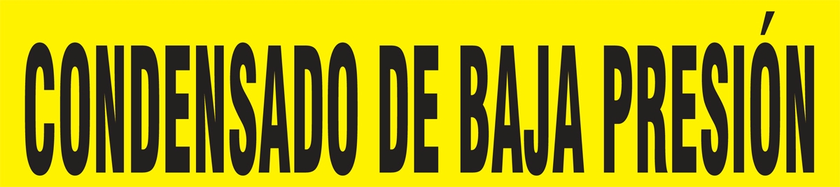 CONDENSADO DE BAJA PRESIÓN