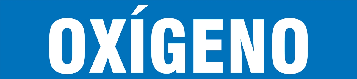 Pipe Marker, Legend: OXÍGENO