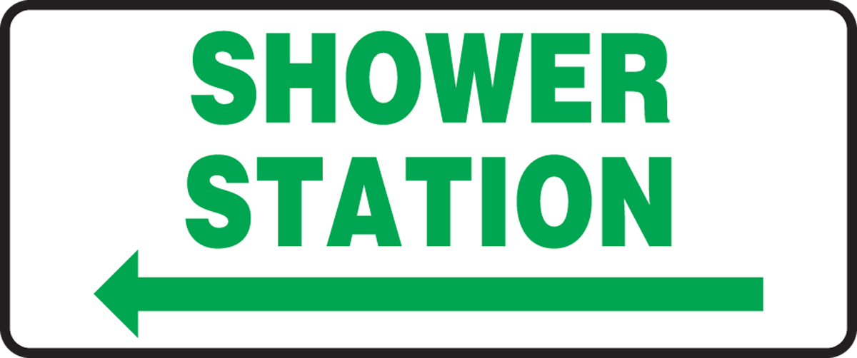 SHOWER STATION (ARROW LEFT)
