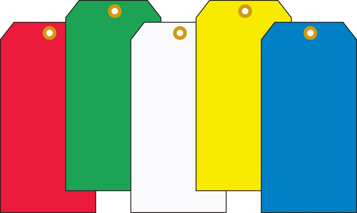 Standard Color Blank Tags