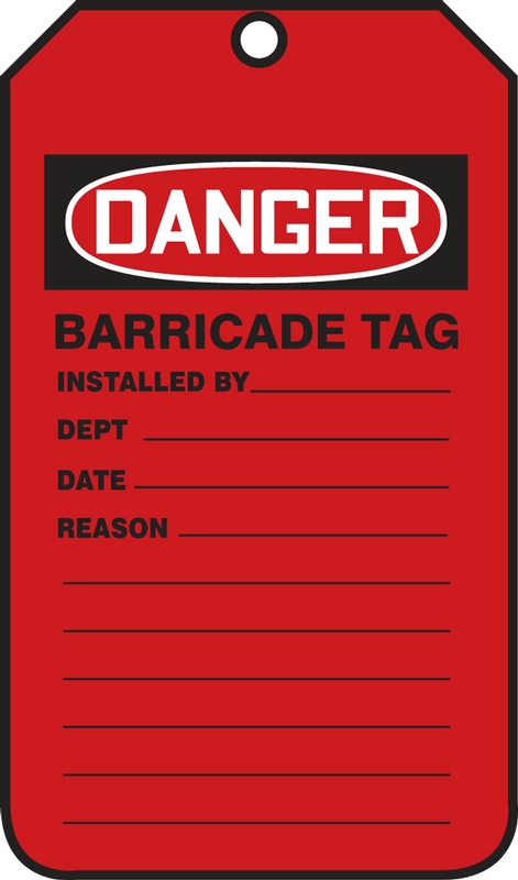 Barricade Tag