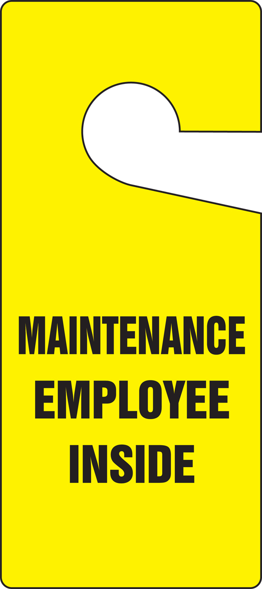 MAINTENANCE EMPLOYEE INSIDE