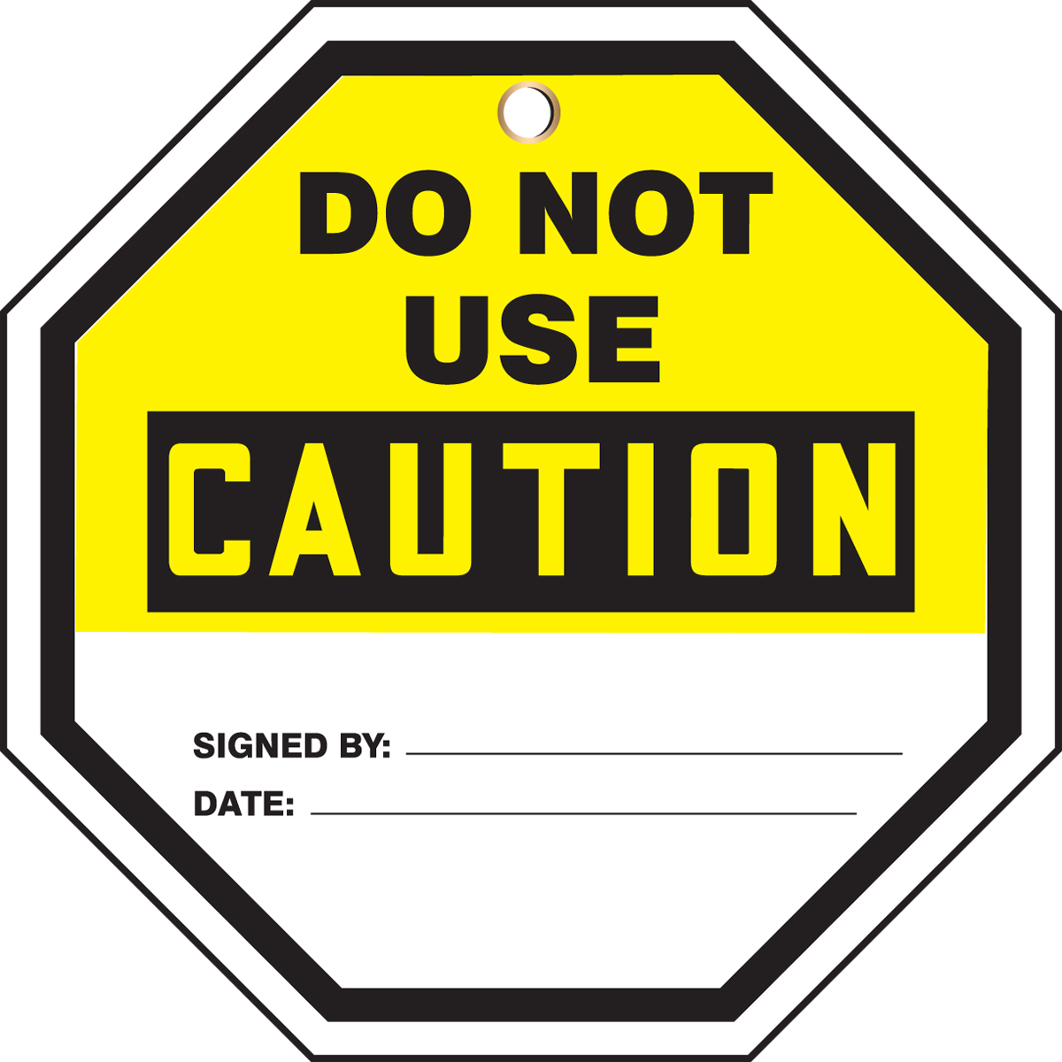 DO NOT USE / CAUTION