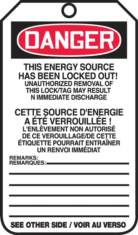 DANGER DO NOT OPERATE ELECTRICIANS AT WORK NE PAS MANOEUVRER ELECTRICIENS AU TRAVAIL ...