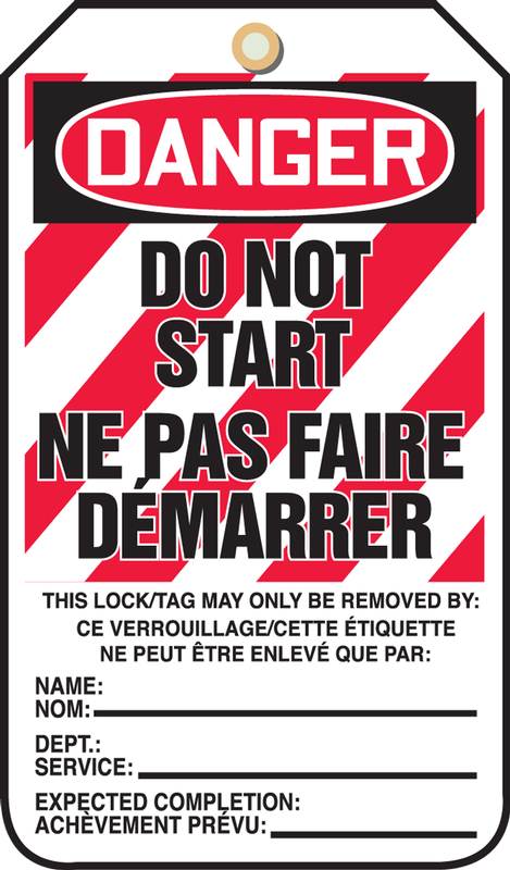 DANGER DO NOT START NE PAS FAIRE DEMARRER ...