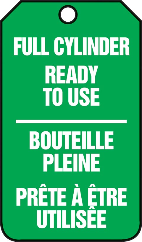 FULL CYLINDER READY TO USE (BILINGUAL FRENCH - BOUTEILLE PLEINE PRÊTE À ÊTRE UTILISÊE)