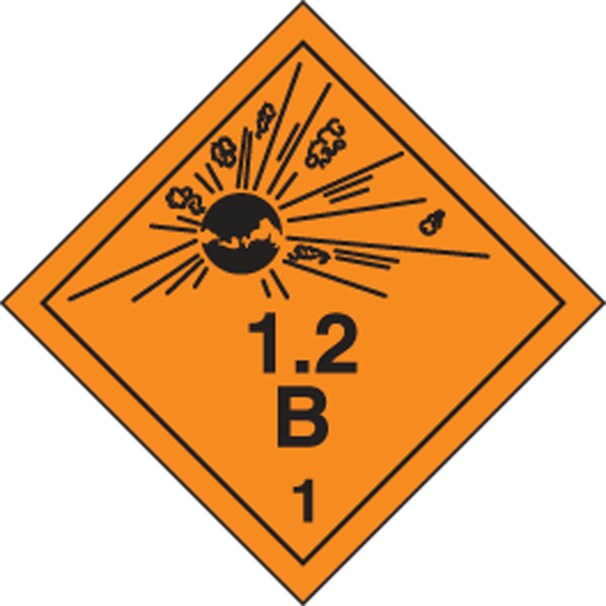 TDG PLACARD - TRANSPORTATION OF DANGEROUS GOODS