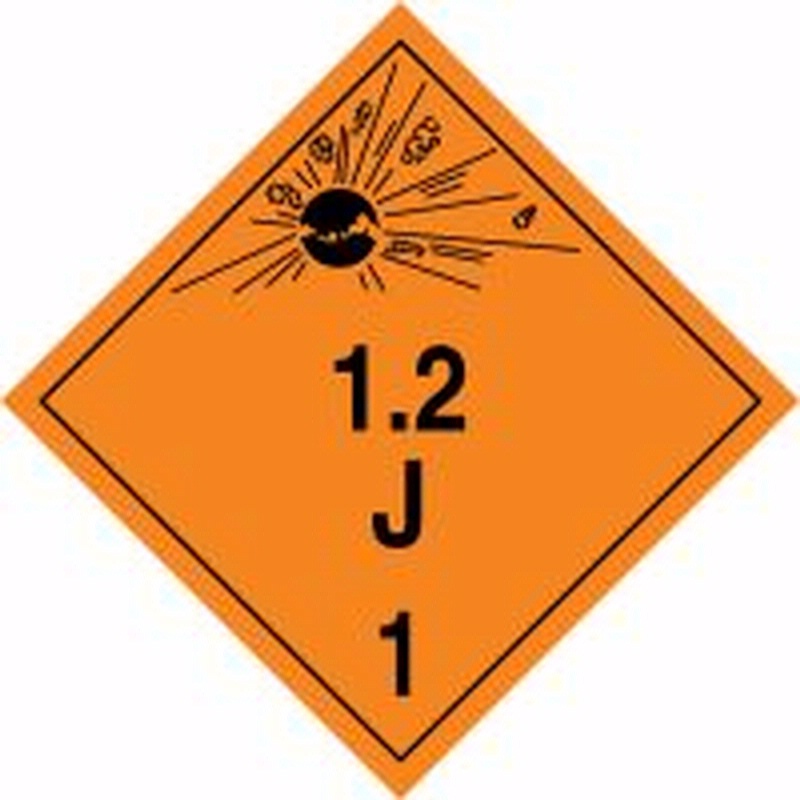 TDG PLACARD - TRANSPORTATION OF DANGEROUS GOODS