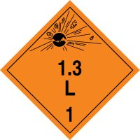 TDG PLACARD - TRANSPORTATION OF DANGEROUS GOODS