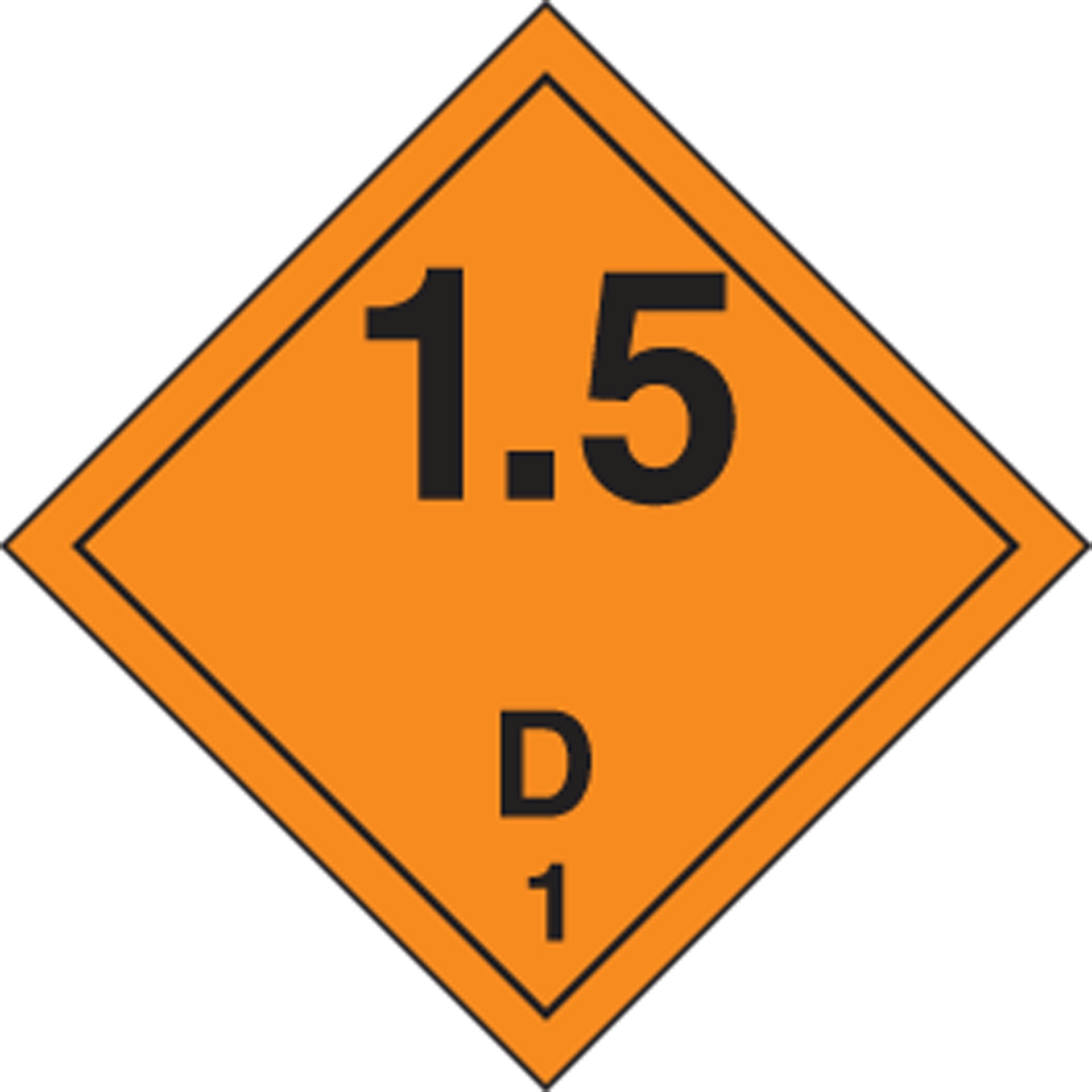 TDG PLACARD - TRANSPORTATION OF DANGEROUS GOODS