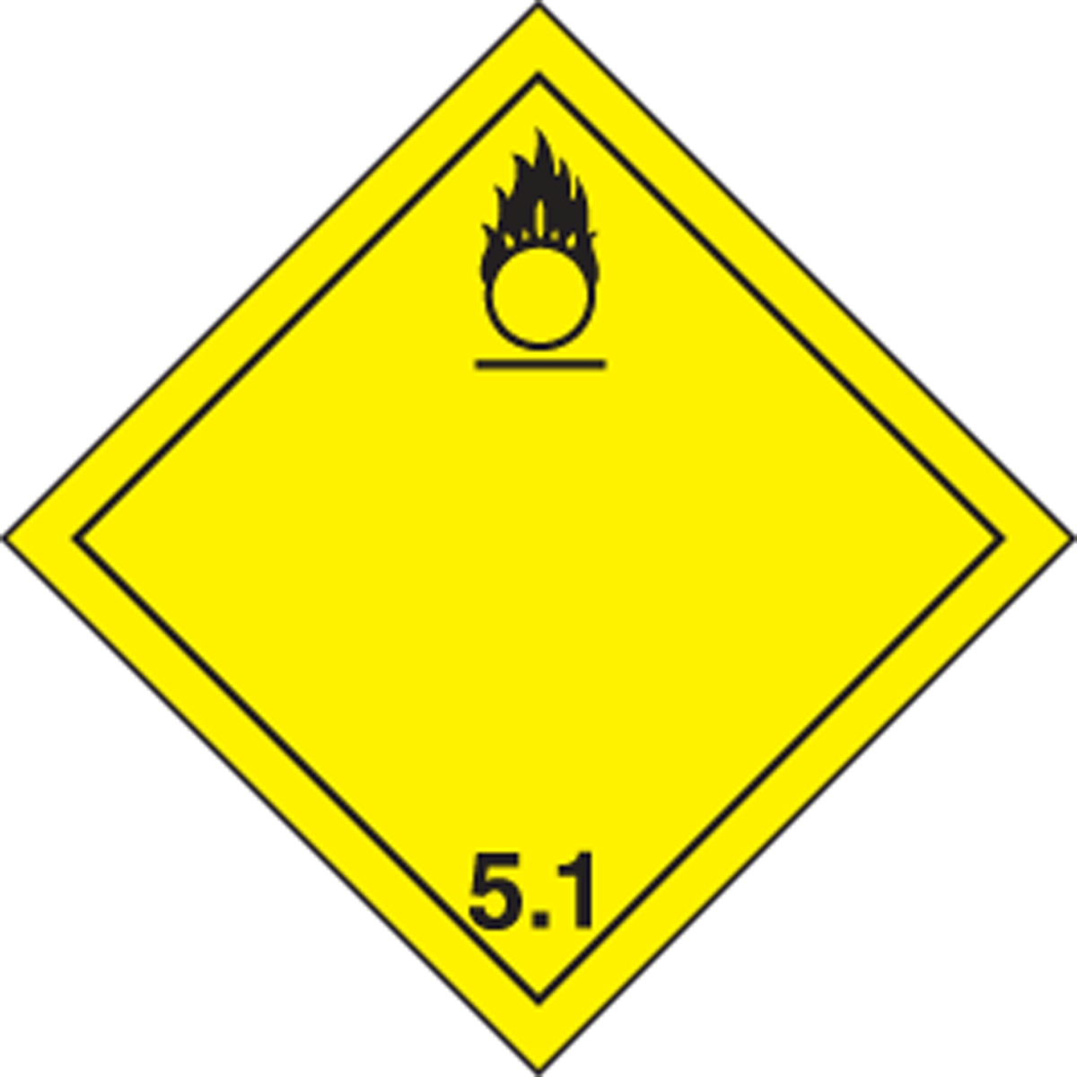 TDG PLACARD - TRANSPORTATION OF DANGEROUS GOODS