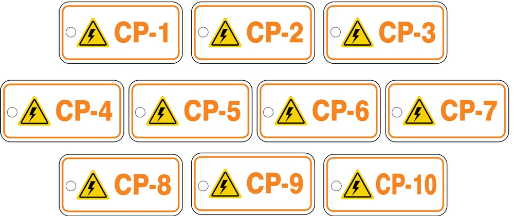 Lockout Tagout , Legend: CONTROL PANEL (Series 1-10)