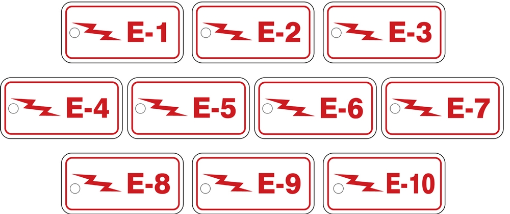 E Electric Series Package Energy Source Standard Tags Tdf