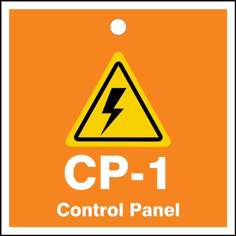 Lockout Tagout , Legend: CONTROL PANEL (Individual ID Numbers)