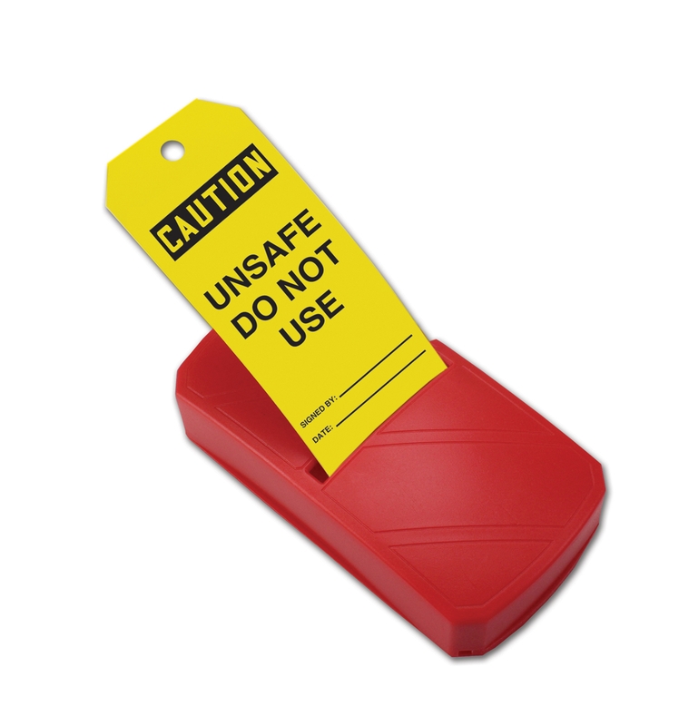 Safety Tag, Header: CAUTION, Legend: CAUTION UNSAFE DO NOT USE