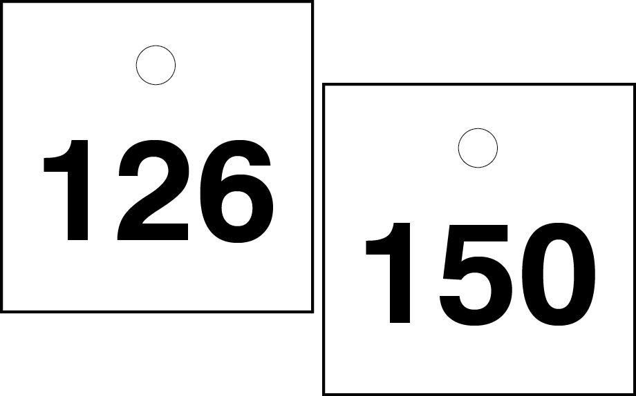Numbered Accu-Ply™ Plus Engraved Tags