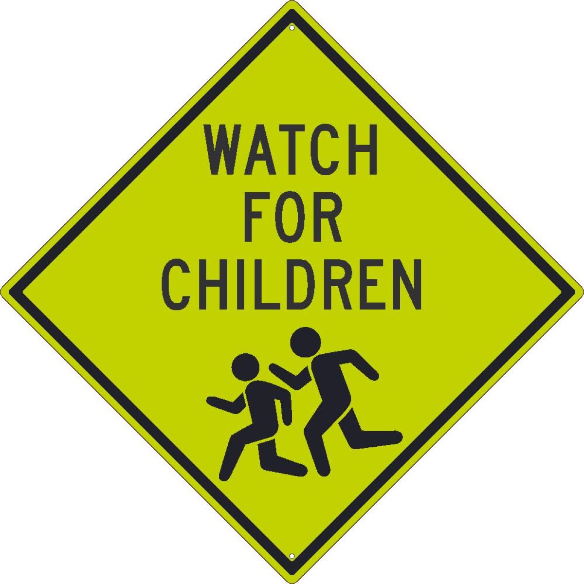 WATCH FOR CHILDREN SIGN (TM184DG)