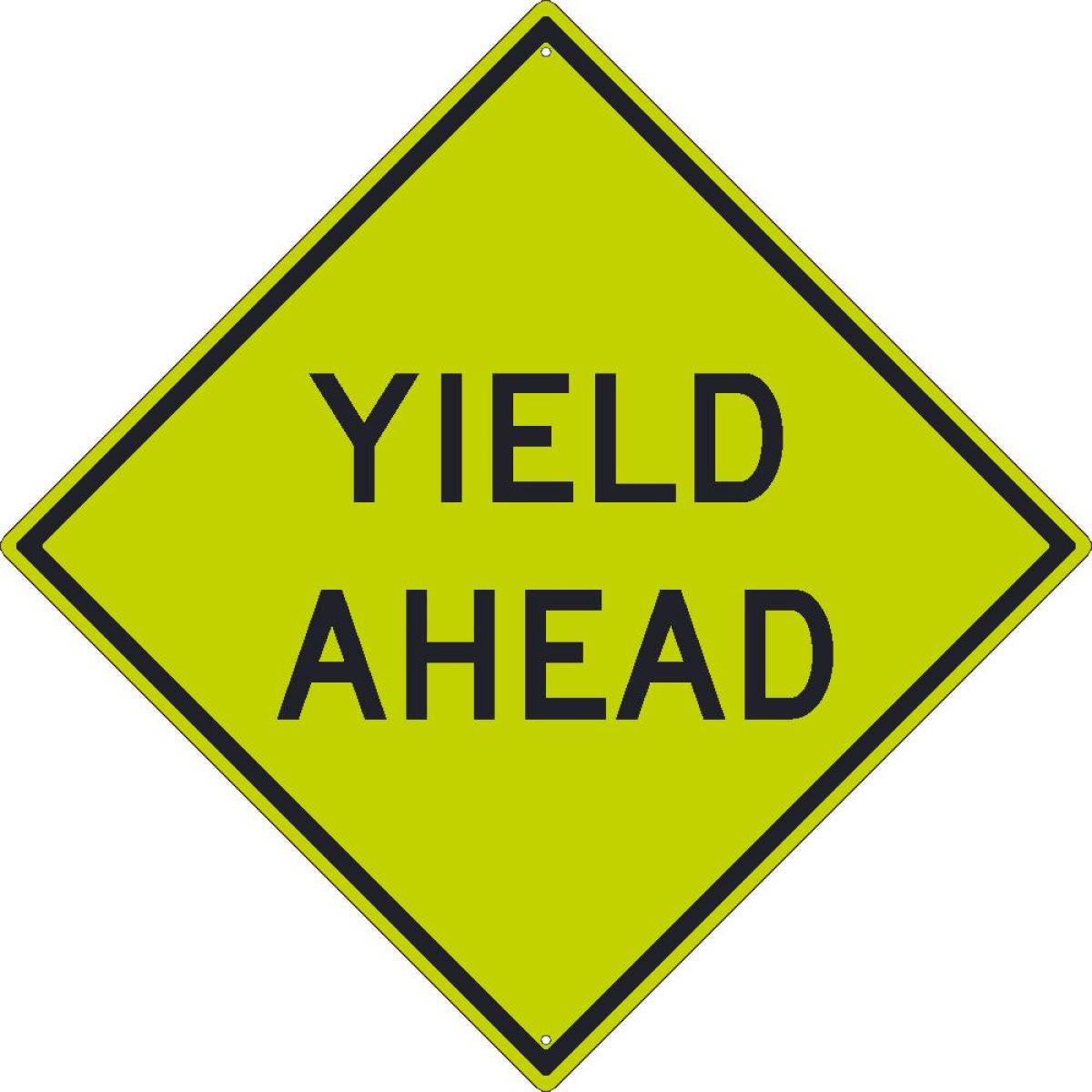 YIELD AHEAD SIGN