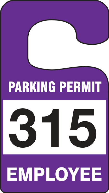 PARKING PERMIT - EMPLOYEE (###)