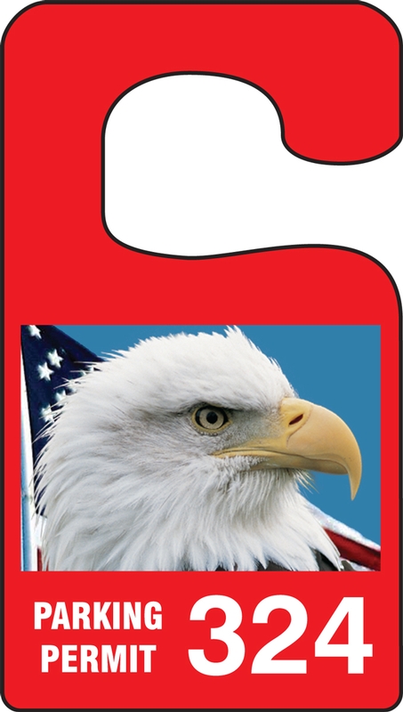 PARKING PERMIT - AMERICAN PRIDE EAGLE (###)