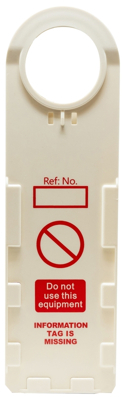 Do Not Use This Equipment Information Tag Is Missing