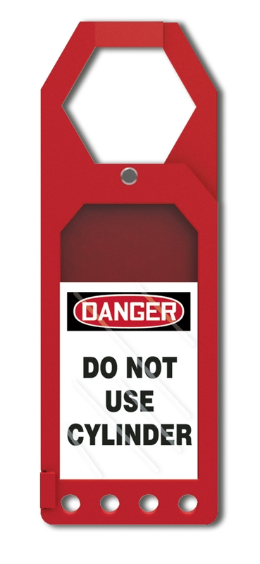Safety Tag, Legend: DANGER DO NOT USE CYLINDER