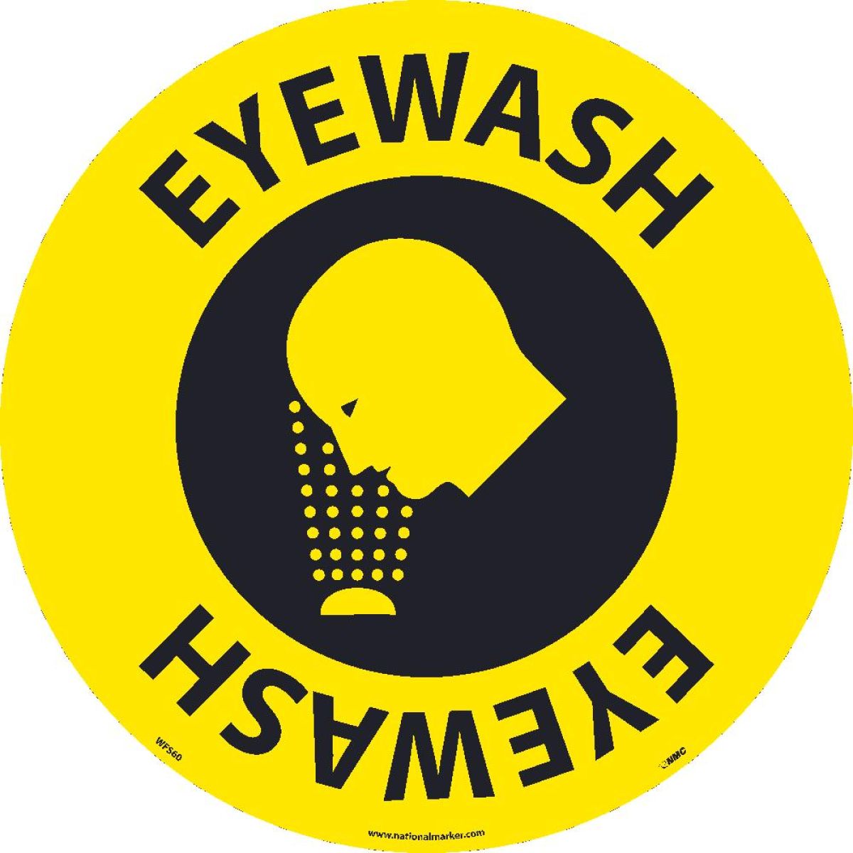 EYEWASH WALK ON SIGN