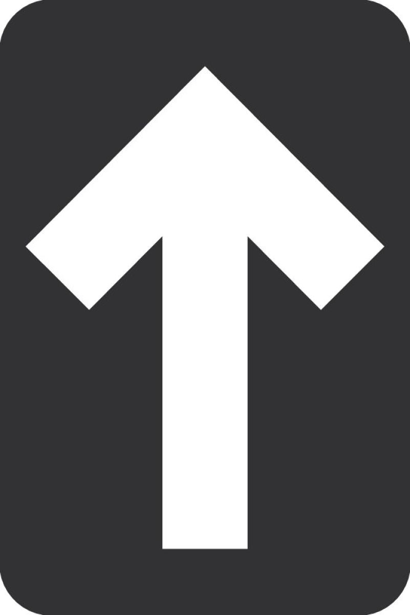 ARROW FLOOR GRAPHIC, BLACK