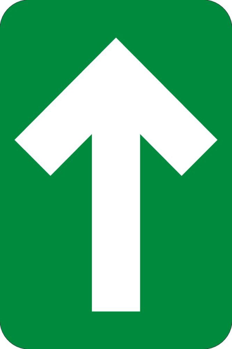 ARROW FLOOR GRAPHIC, GREEN