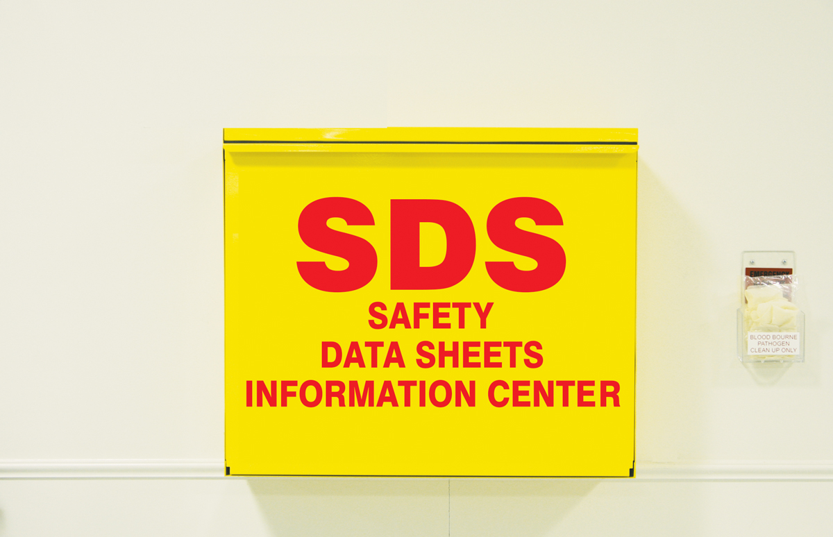 Haz-Com, Legend: SDS SAFETY DATA SHEETS INFORMATION CENTER