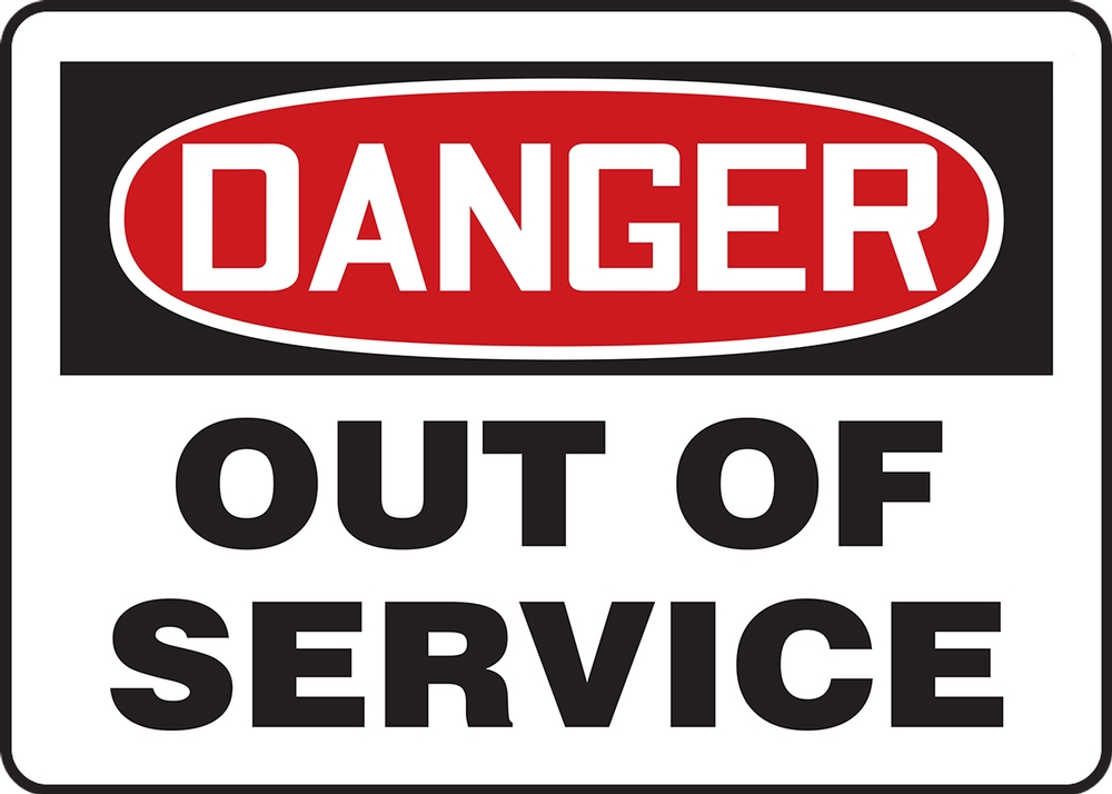 OSHA Danger Sign Do Not Enter EmergencyHeavy Duty Sign or Label 