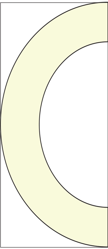 Glow Floor Shape: Semi-Circle