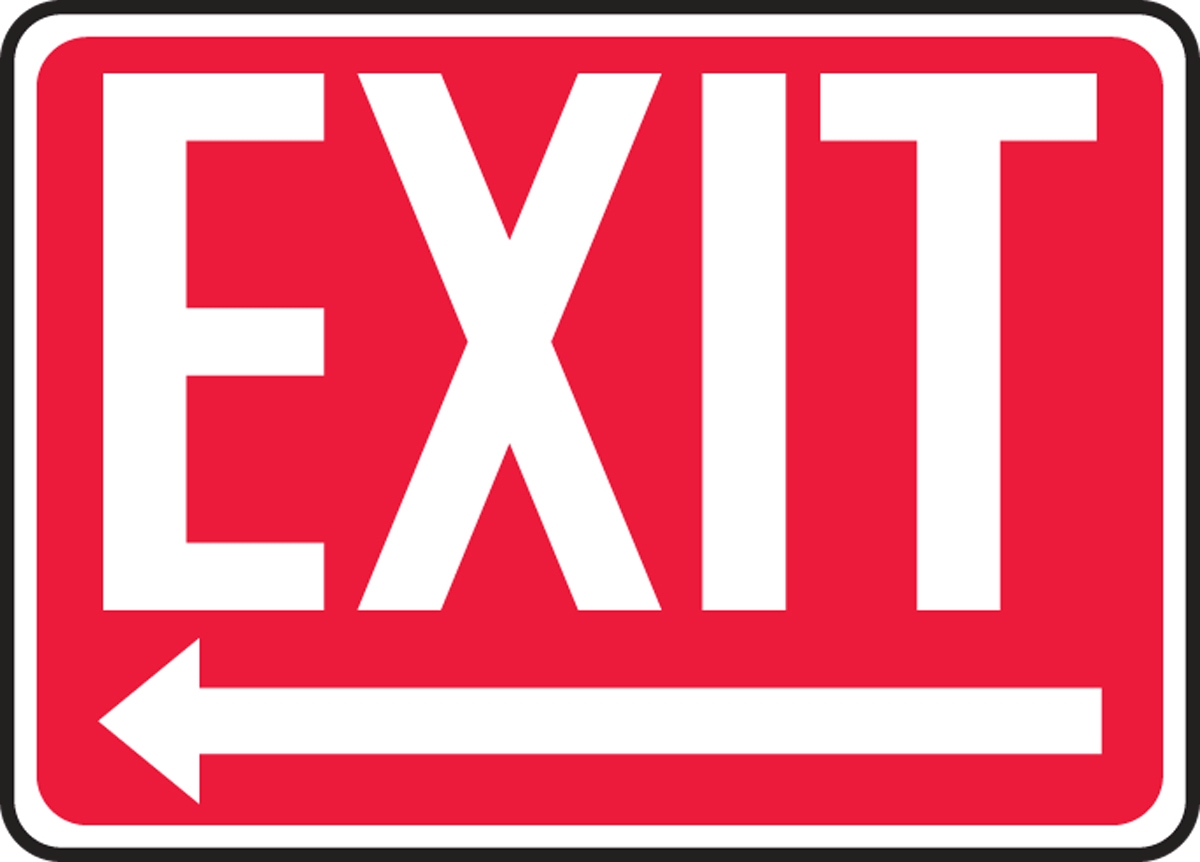 Exit (arrow left)