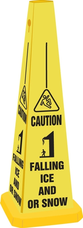 Safety Sign, Legend: QUAD-WARNING SAFETY CONES