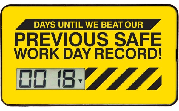 Custom Personal Digi-Day® Electronic Scoreboard Counting Down