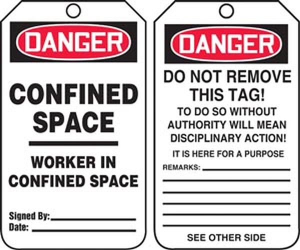 Confined Space Tags