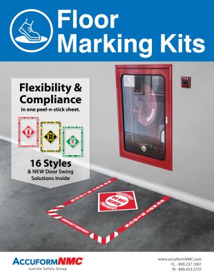 Accuform N M C Floor Sign Kits Brochure2022 N M C C O V E R1