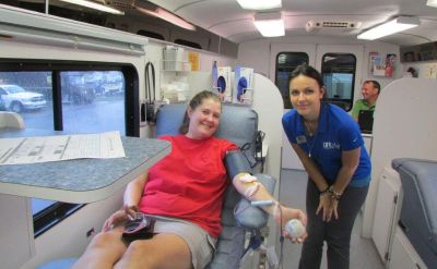 Accuform Staff Gives Blood