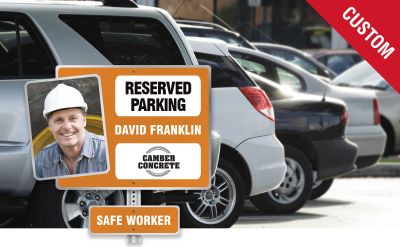 Reserved Parking Custom Sign