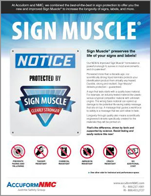 Sign Muscle English