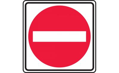 Do Not Enter Symbol Traffic Signs=