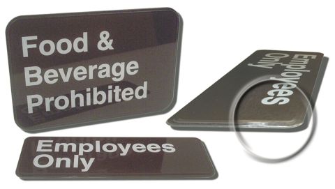 LegendADMISSIONS 3 Length x 9 Width x 0.135 Thickness Accuform Signs PAR427 Architectural-Style Acrylic Plastic Deco-Shield Sign White on Brown LegendADMISSIONS 3 Length x 9 Width x 0.135 Thickness Accuform Signs PAR427 Architectural-Style Acrylic Plastic Deco-Shield Sign White on Brown