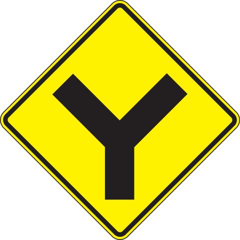 Y-Intersection Intersection Sign FRW635