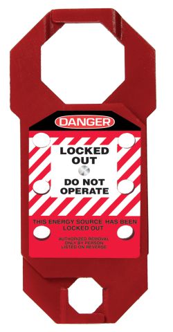 STOPOUT ® Double-Cross Aluma-Tag ™ Hasps ()